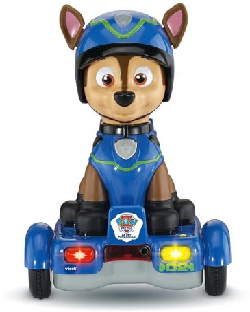 VTech - Pat' Patrouille, Chase Mission Hoverboard, Chien Interactif Paw Patrol, Figurine Animée 26 cm, Jouet Électronique Sons et Lumières, Cadeau Enfant de 2 Ans à 6 Ans - Contenu en Français