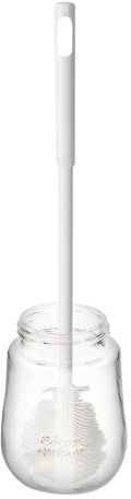 Cepillo para botella de agua, cepillo para botella de mango largo, cepillo de fregar para botella de agua de mango largo – cabezal plegable para una limpieza eficiente, cepillo de botella de cubo