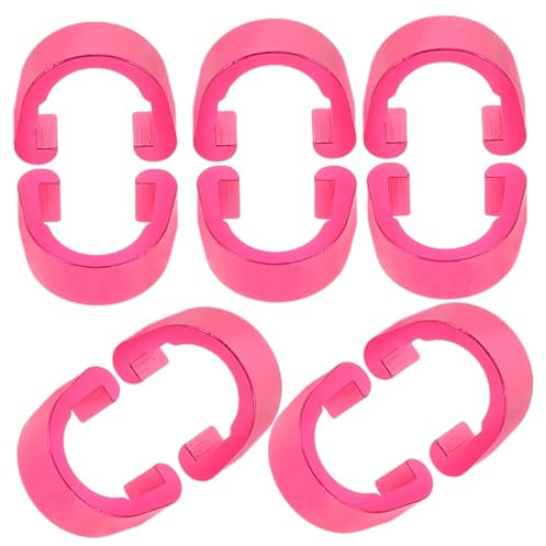 Toddmomy 10pcs U-shaped Wire Buckle Aluminum Bicycle Brake Cable Clamp for Mountain Bike Brake Hose Clip Bike Accessories