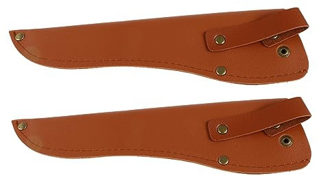 GRIRIW 2stücke Messer-schutzhüllen Aus Leder Langlebige Messerschutzhüllen Für Küchenchefs Platzsparende Messerhüllen Für Kochmesser Praktische Cutter-guard-sleeves Für Multifunktionale m