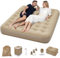 Warmiehomy Double Air Bed with Built-in Electric Pump, Self Inflation&Deflation Mattress with Pillows, Blow Up Bed with Carry Bag for Bedroom, Camping, Indoor&Outdoor, King Airbed 25cm Thickness