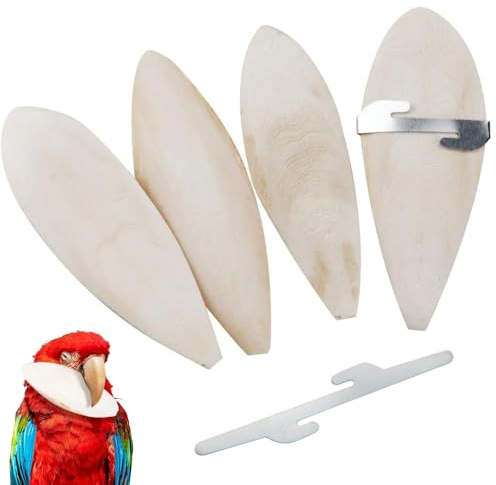 Gerhua 4 PCS Cuttlefish Bone(8-10cm) with 2Pcs Metal Holder,Natural Cuttlefish Bone for Birds & Tortoises,Finches,Budgies,Chew & Calcium for Reptiles,Beak Trimming & Pet Bird Accessories