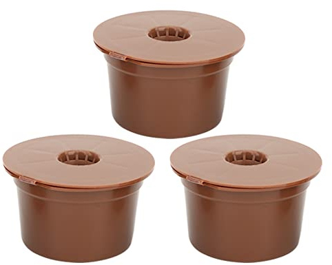 Qudinip Coppa del Filtro del caffè Riutilizzabile Riutilizzabile, 3 Pezzi di Coppa per Capsula di Plastica Cupce di Sospita per il Caffitaly