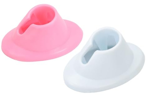 POPETPOP Soporte para Esmalte de Uñas en Gel de Silicona, 4 Piezas, Antiderrames y Fácil de Usar para Manicura y Almacenamiento Seguro