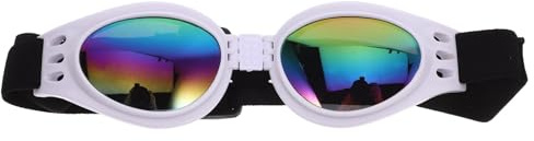NUOBESTY Faltbare Hundebrille und Komfortablem Sitz mit UV Schutz Stilvolle Augenschutzbrille für Haustiere im Sommer für Hunde und Katzen bei Fotoaufnahmen und Halloween