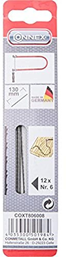 Set Lame di ricambio per sega da traforo legno TAIFUN, 130 mm, Misura num. 6 - Confezione da 12 pezzi