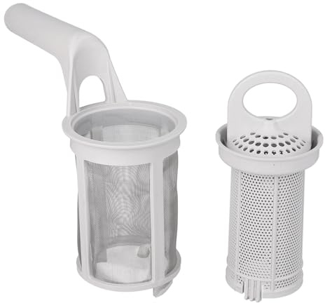 AEG Spülmaschine, Eingebaut, weiß, Edelstahl, Geschirrspüler, Selbstreinigender Filter, 10 L, 1 Spülgang, Feinsieb 50297774007 + Entkalter 9029794683