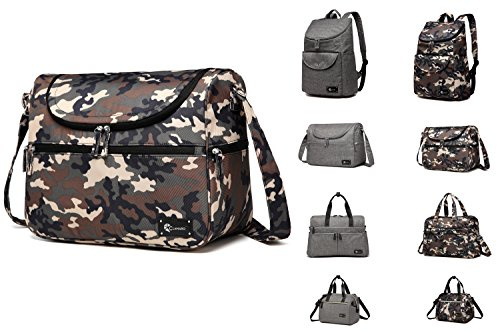 CLAMARO Wickeltasche Baby Explorer M, 16 Liter, Wickelunterlage