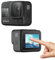 JXE - Set di pellicole protettive compatibile con GoPro Hero 8, colore: Nero
