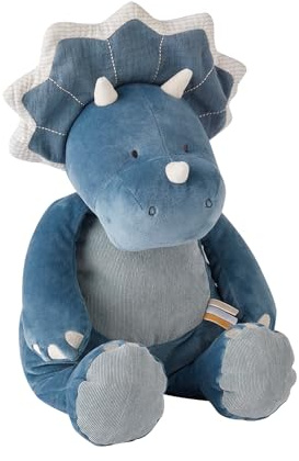 Noukie's Schmusetuch für Kinder - Kleines Plüschtier Ops - Schmusetuch aus Bio-Baumwolle - Kindgerechte Größe (25 cm)