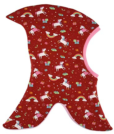 Mütze Schlupfmütze mit Ohrenschutz Mädchen Einhörner mit Geschenke mit Baumwollfleece Futter handmade in Deutschland