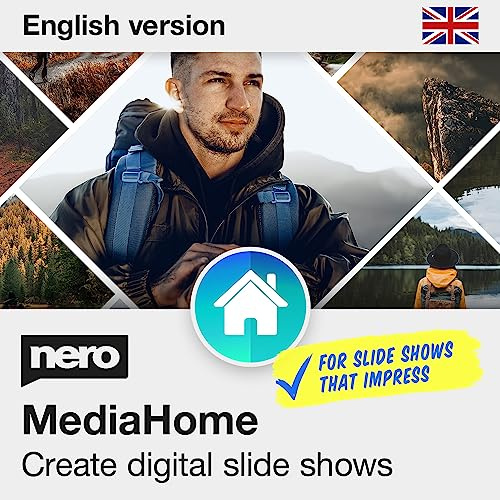 Nero MediaHome Diaporama Voyage | Créer Présentations avec Photos et Vidéos de Voyage | Musique et Effets | Licence à vie | 1 PC | Windows 11 / 10 / 8 / 7