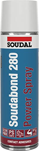 Soudabond 280 Power spray - Colle de contact - Soudal - 0,5 L - Aérosol