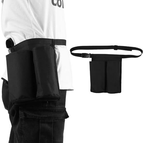Waist-Hanging Massage Oil Holder with Dispenser, Essential Oil Cover & Waist Bag for Spa Salon Professionals, Holster Belt Design for Massage Therapists