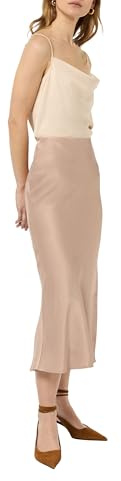 Midi satinkjol, 8273, 44