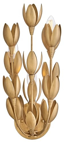 Hinkley Flora Medium Sconce, Burnished Gold