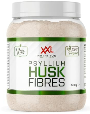 XXL Nutrition - Psyllium Husk Fibres - Flohsamenschalen, Flohsamen, Darmreinigungskur - 500 Gramm