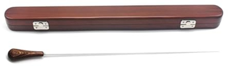 Mallette de chef d'orchestre en bois haut de gamme pour chef d'orchestre de direction de musique