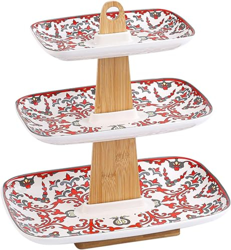 Wedding Cake Stand,3 Tier Wood Cake Stands,Cupcake Stand,Reusable Dessert Tower Pastry Stand,Tiered Tray Decor,for Wedding,Birthday,Theme Party,for Use At Parties,Weddings,Restaurants,Cake S