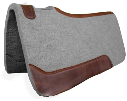 EQUIGEAR Westernpferd-Filzpad/Konturpad aus hochwertigem Wollfilz in den Größen 32 x 32 Zoll und 30 x 30 Zoll A25 (30X30)