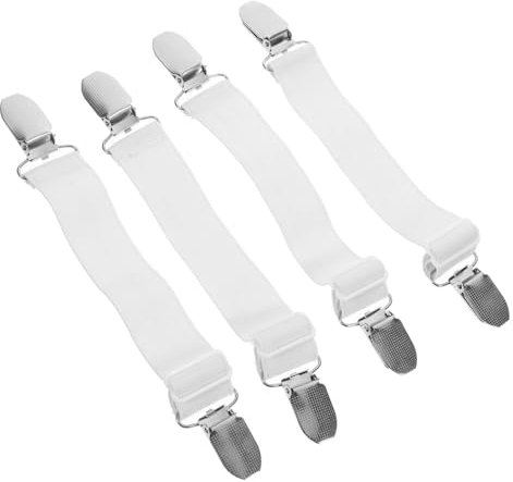 BELLIFFY Verstellbare Stiefelriemenclips Mit Elastischen Bändern Für Motorradfahrer 4 Stück Wind Und Für Outdoor Sportarten