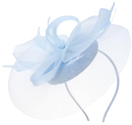 AUTSUPPL Fascinator Haarschmuck Damen Mesh Kopfschmuck Für Hochzeit Tea Party Und Festlichkeiten Dekorativ Und Leicht Zu Tragen