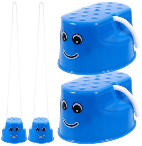 Vaguelly 4stücke Teiliges Stelzen-Spielzeug Für Junge Mädchen Interaktives Balance-Training Für Drinnen Und Draußen Fördert Konzentration Und Soziale Fähigkeiten Geeignet Für