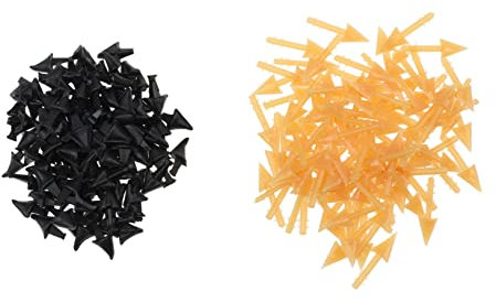 OHPHCALL 200stücke Kunststoff Vogel Schnabel Für Küken Mund Schnabeleinsätze Für Vögel Bastelprojekte Diy Party Favors Plastikschnabel Für Küken Zubehör
