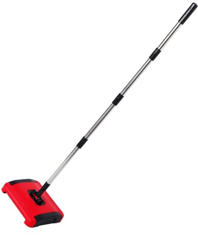 Ciieeo Manual Carpet Sweeper and Hard Floor Sweeper Lightweight Non-electric Portable Cleaner with Quiet Operation for Pet Hair and Dust Removal in Home and Office Use