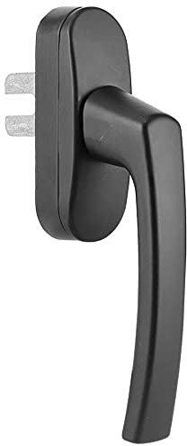 Manilla Puerta Aluminio,Maneta Puerta Aluminio Moderno Moderno de la ventana de la aleación de la ventana Hardware Hardware accesorios para la ventana de apertura plana ventana negra manija cerradura