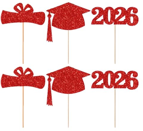 de finition pour vase à fleurs, haute performance, figurines de gâteau fonctionnelles et brochettes à gâteau florales, bouchons de remise de diplôme en 2026 | Utilité polyvalente pour