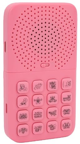 Denash Sound-Effekt-Maschine, 16 Lustige Effekte, Streich-Sound-Maker mit Fernbedienung, Tragbares, Wiederaufladbares Geräusch-Maker-Spielzeug für Spaß und Praktische Witze (PINK)
