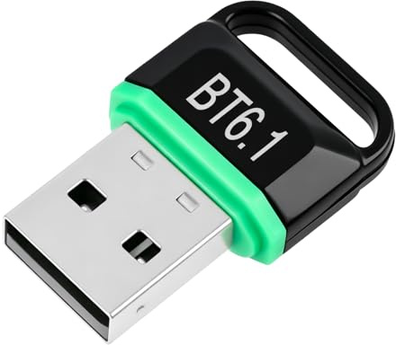 Adattatore USB Bluetooth 6.1 per computer portatile, connessione stabile e veloce, compatibile con cuffie, mouse, tastiera e altoparlante, chiave Blue Tooth, chiave Blue Tooth, Bluetooth USB