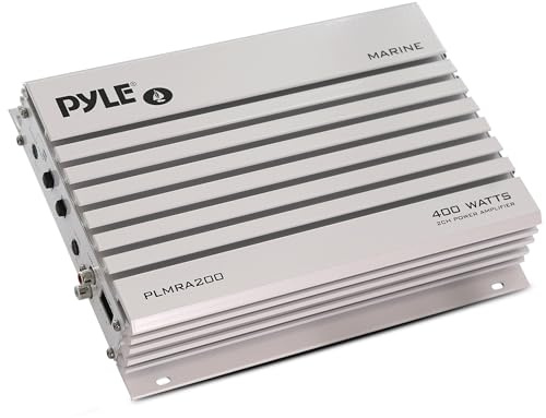 Pyle 2 Kanal 400 Watt Verstärker Brückbarer Wasserdicht Marin