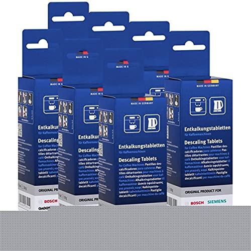 7 x Bosch TCZ6002 avkalkningstabletter för kaffe helautomater