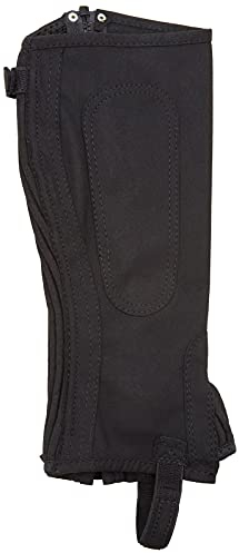 Kerbl Minichaps ClassicStretch (Farbe schwarz, Größe 140, waschbar, mit Stretcheinsatz, mit Reisverschluss) 328771