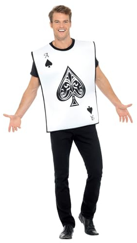 Smiffys Carded Guard Costume, White with Reversible Tabard, Fairytale, Wings and Wands Fancy Fancy Dress, Storybook Character Dress Up Costumes