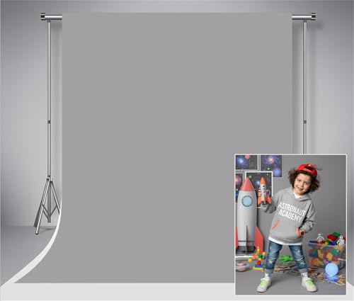 Kate Grau Einfarbig Fotografische Hintergrund 1,5 * 2,2m Nahtlose Strukturierter Hintergrund Studio Fotografie Baby Erwachsene Kinder