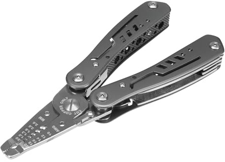 Performance Tool W86506 13-in-1 Electrician Multi-Tool (Wire Strippers, Long Nose Pilers, Wire Cutters and more) Strip & Cut 10 to 18 AWG Solid Wire