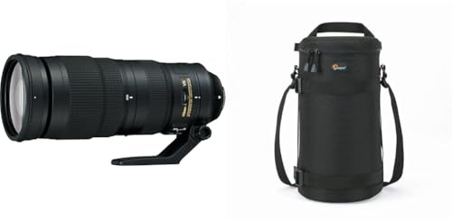 Nikon AF-S Nikkor ED VR 200-500 mm 1:5 6E (95 mm Filtergewinde) schwarz & Lowepro LP36307 Objektivköcher (13 x 32 cm)
