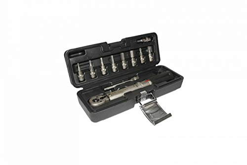 P2R (Motorisé) CLE DYNAMOMETRIQUE 2 A 24Nm AVEC DOUILLES ALLEN 3-4-5-6-8-10mm ET TORX T20-T25-T30 (LIVRE DANS UNE MALETTE) -P2R-