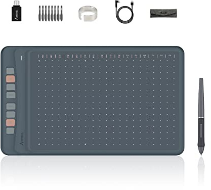 Artisul A1201 Tablette de dessin graphique 12 pouces 8192 niveaux de pression stylet sans pile, tablette de dessin numérique électronique, compatible avec Windows/macOS/Chromebook/Android