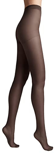 Conte elegant matte Damenstrumpfhose mit Seideneffekt - NUANCE 20 DEN - verstärkte Feinstrumpfhose Damen Strumpfhose extrem elastisch - Farbe Grafit Größe 2