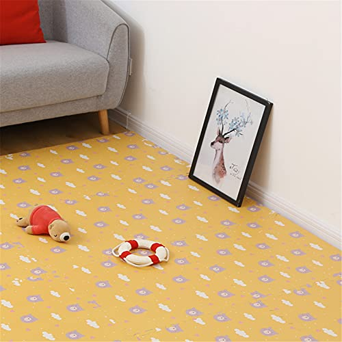 Farbige Cartoon-Druck-Puzzlematten, 30 x 30 x 1 cm, rutschfeste und tragbare Spielmatte als Kindergarten-Aktivitätsspiel, bringen glückliche Zeit für Ihre Kinder, F, 16