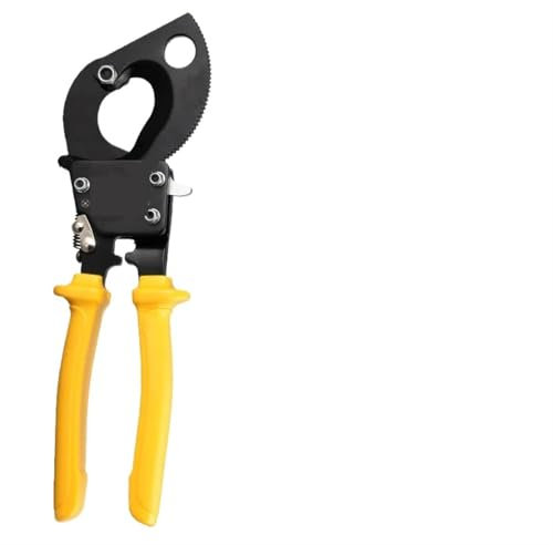 MOHUIED Ratsche Elektriker Kabelschneider Zange Schere Kupfer Aluminium Drahtschneidezange Handwerkzeug Handzange for große Kabel Kabelschere Ratsche(LK-240)