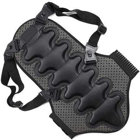JTQYFI Protector de espalda unisex para adultos, adolescentes, esquí, snowboard, patinaje, motociclismo, deportes al aire libre