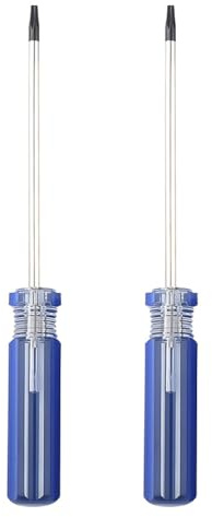 Lot de 2 tournevis de sécurité Torx TR8 T8H - Tournevis de précision T8 Torx compatibles avec Dyson V10 PS4 PS5 - Outil de réparation