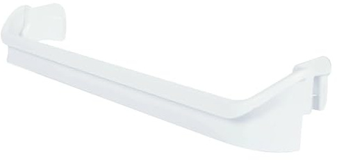 240535101 White Bottom Door Rack - for Frigidaire Refrigerator Door shelves - Fridge door condiments beverages organizer - Refrigerator door bin replacement - Fridge plastic shelves bin - W 21-1/2 in