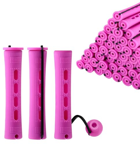 Flintronic Permanente Cheveux Boucle Kit, 30 Pièces Fer à Boucler Sans Chaleur, 0,75 Pouce, Appareil à Boucler Cheveux Sans Dommage, Idéal pour Cheveu Fins, Colorés Ou Abîmés, Voyage, Vacances