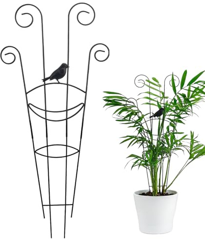 Buhygn Enrejado para Plantas Trepadoras - Estructura de Crecimiento para Plantas - Torre Vertical para Flores | para Huerto Jardín Terraza Boda Interior Balcón y Macetas